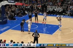 第三节获首罚！亚历山大连续77场得分20+历史第四！